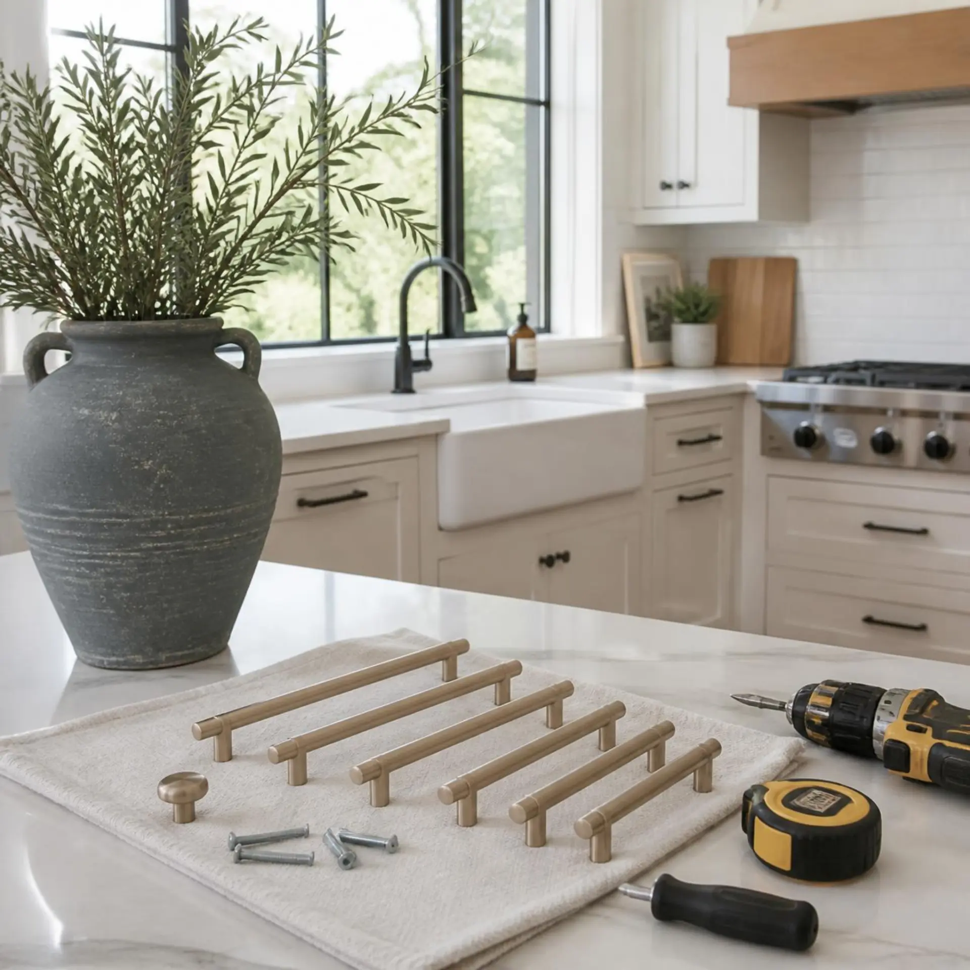Cabinet Hardware Installation 